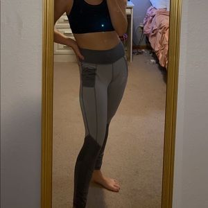 Grey workout leggings